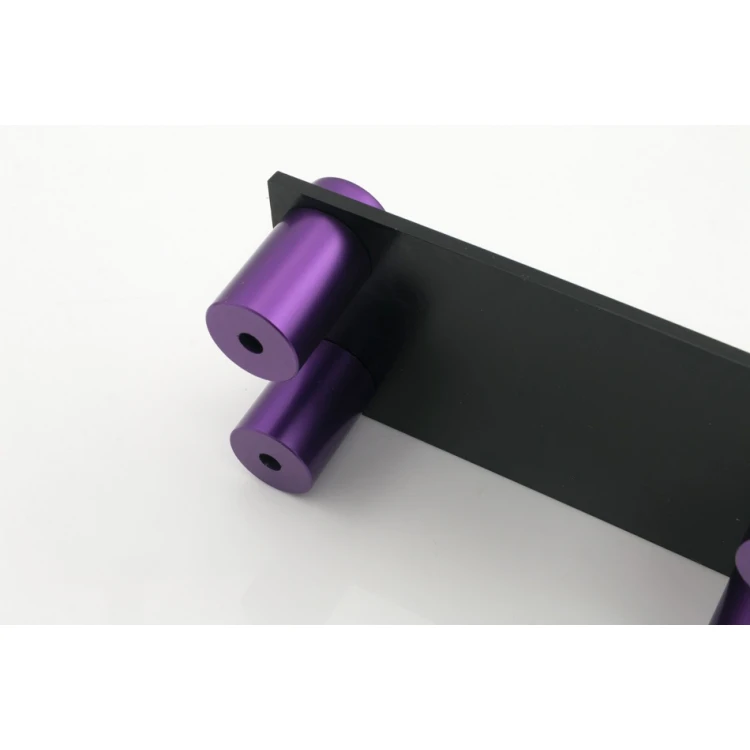 Aluminium Spacer for Plaques and Nameplates - Purple - Diameter 19mm - DDS023
