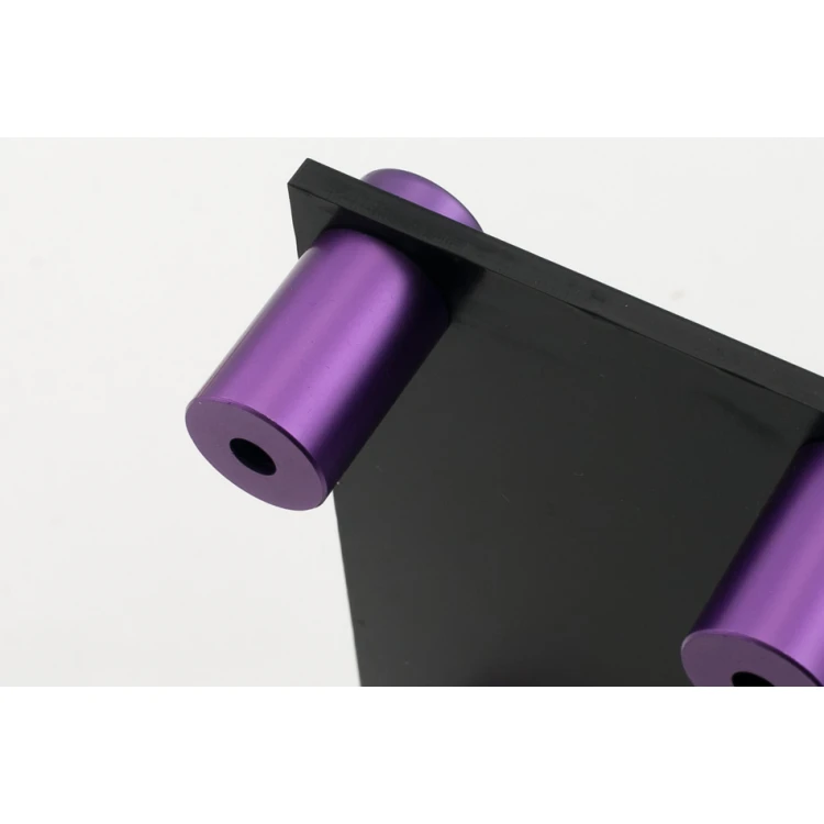 Aluminium Spacer for Plaques and Nameplates - Purple - Diameter 13mm - DDS024