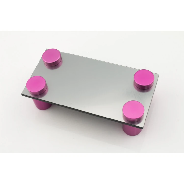 Aluminium Spacer for Plaques and Nameplates - Pink - Diameter 19mm - DDS025