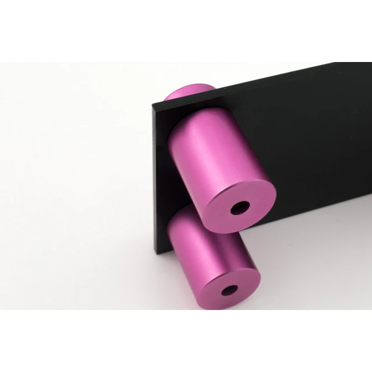 Aluminium Spacer for Plaques and Nameplates - Pink - Diameter 19mm - DDS025