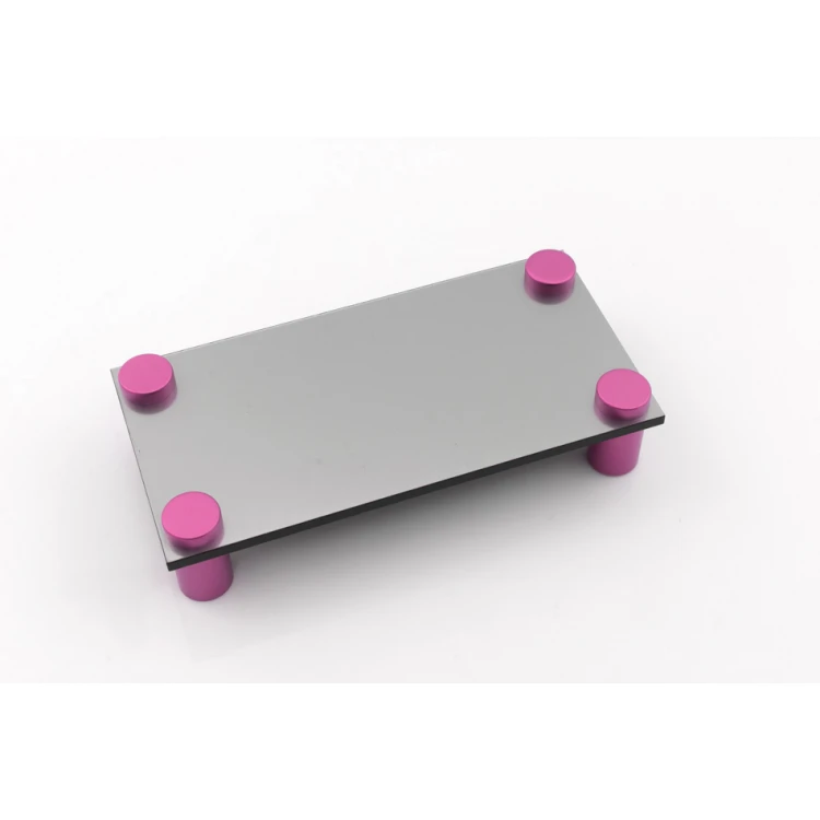 Aluminium Spacer for Plaques and Nameplates - Pink - Diameter 13mm - DDS026