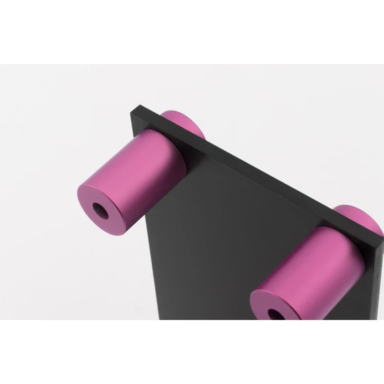 Aluminium Spacer for Plaques and Nameplates - Pink - Diameter 13mm - DDS026