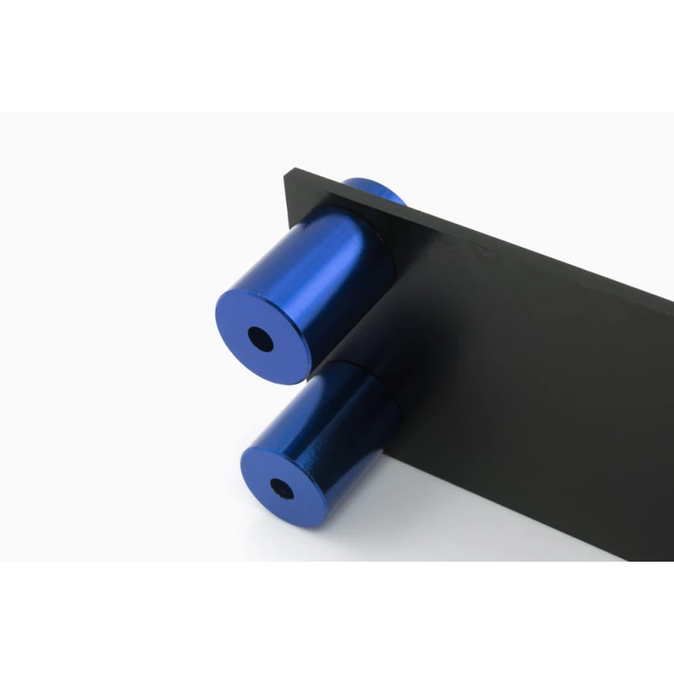 Aluminium Spacer for Plaques and Nameplates - Blue - Diameter 19mm - DDS029