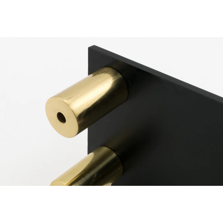 Gold Brass Spacer for Plaques and Nameplates - Diameter 15mm - DDS031
