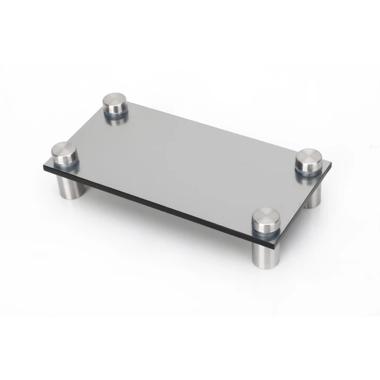 Steel Spacer for Plaques and Nameplates - Silver - Diameter 12mm - DDS043