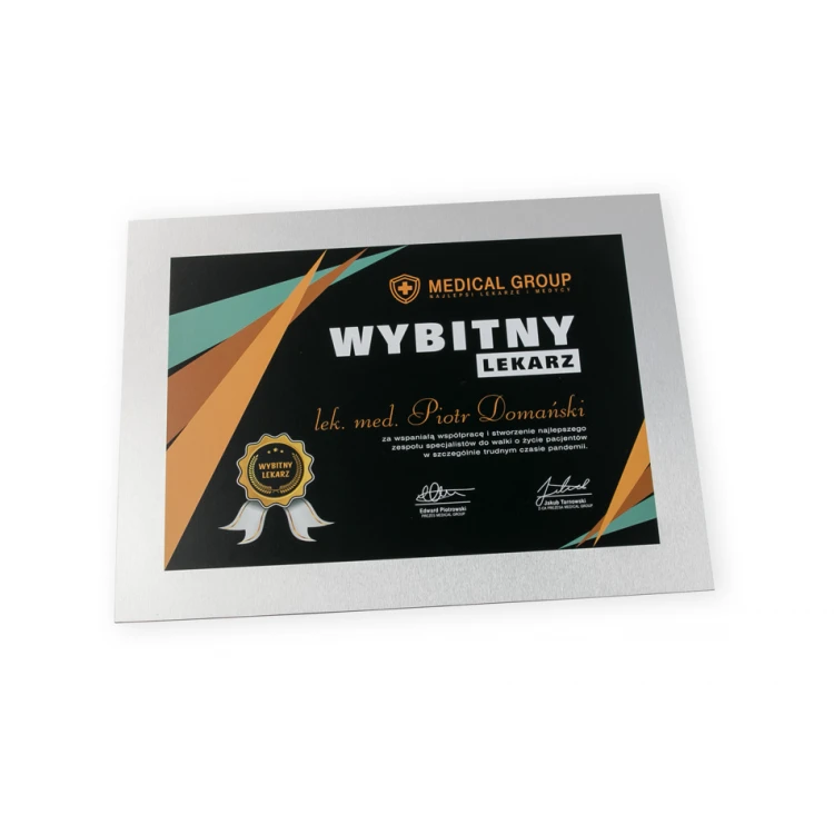 Exclusive Diploma for Doctor - Colorful UV Print - DUV053