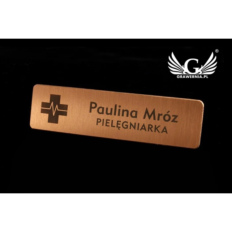Exclusive Employee ID Badge - 64x17mm - ID038 - Copper
