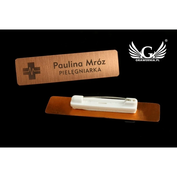 Exclusive Employee ID Badge - 64x17mm - ID038 - Copper