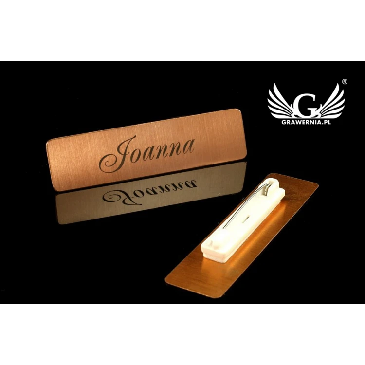 Exclusive Employee ID Badge - 64x17mm - ID038 - Copper