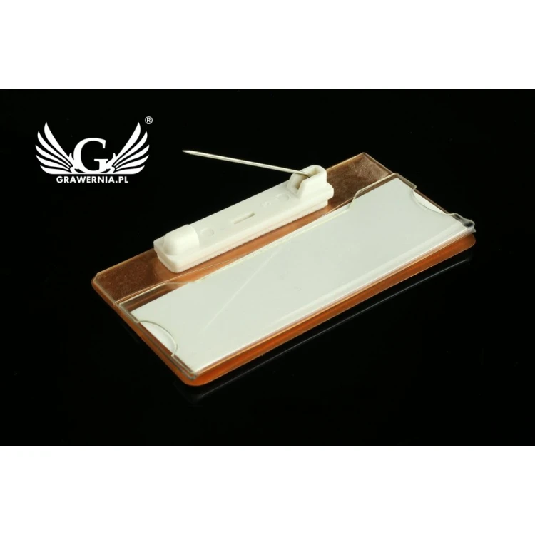 Exclusive ID Badge with Window - 68x36mm - ID044 - Copper