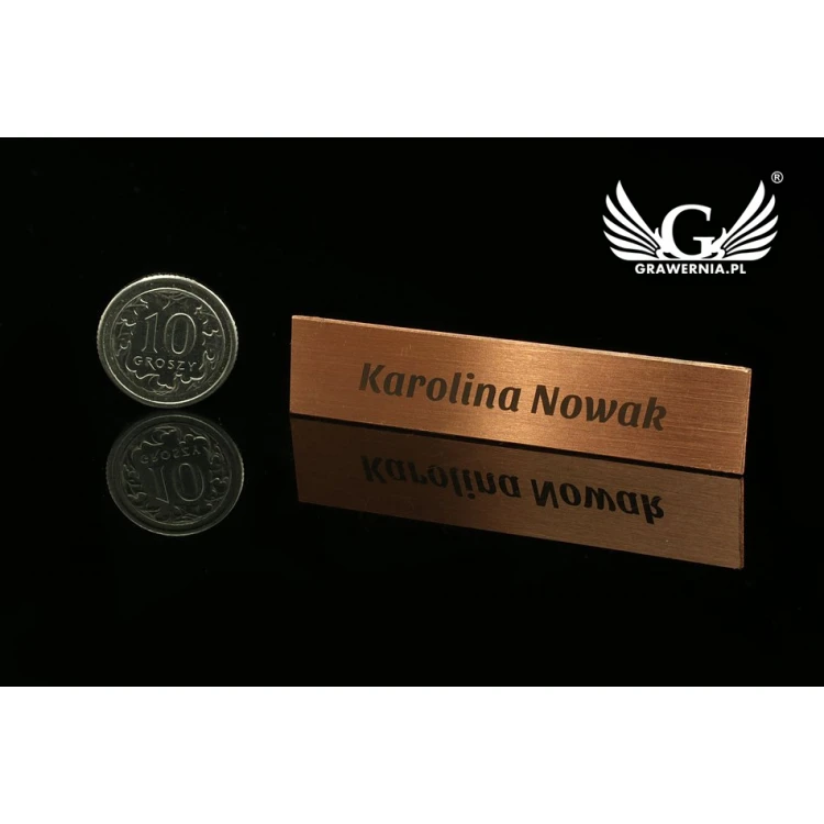 Exclusive Employee ID Badge - 54x11mm - ID035 - Copper