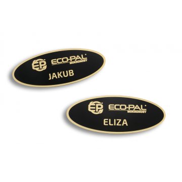 Exclusive Brass ID Tag - 66x26mm - Coated Brass - ID067