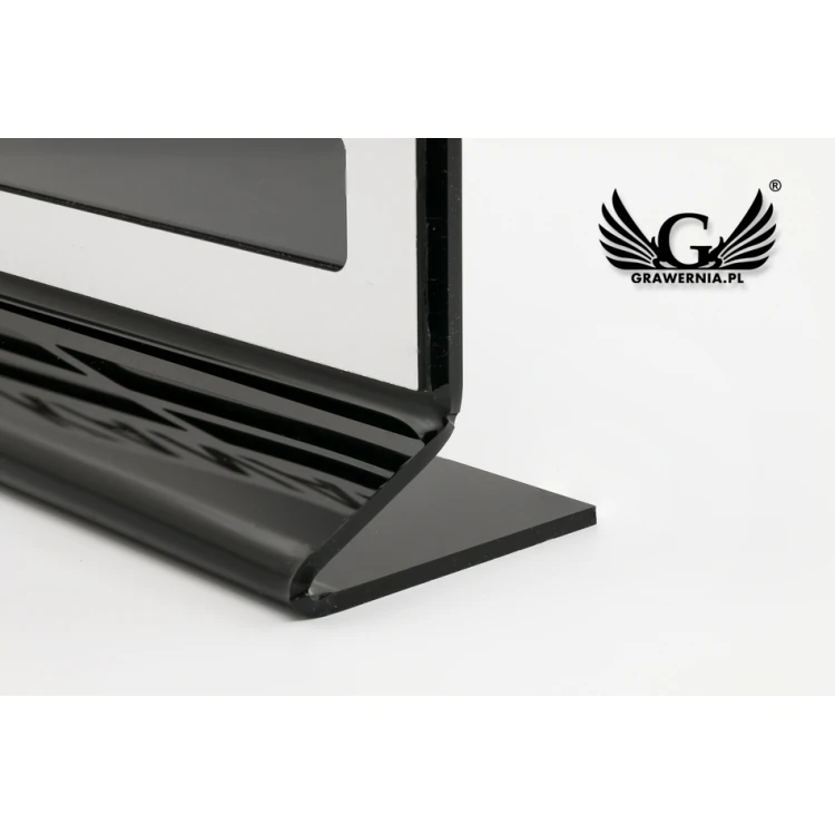 Acrylic Display Stand for Replaceable Notes - size: 356x145mm - model K012