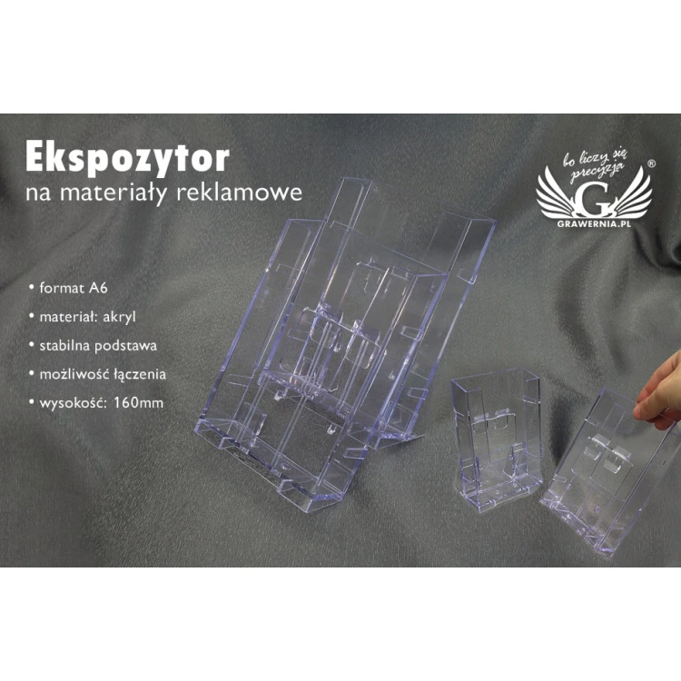 Advertising Material Display Stand - A6 Format - Model K003