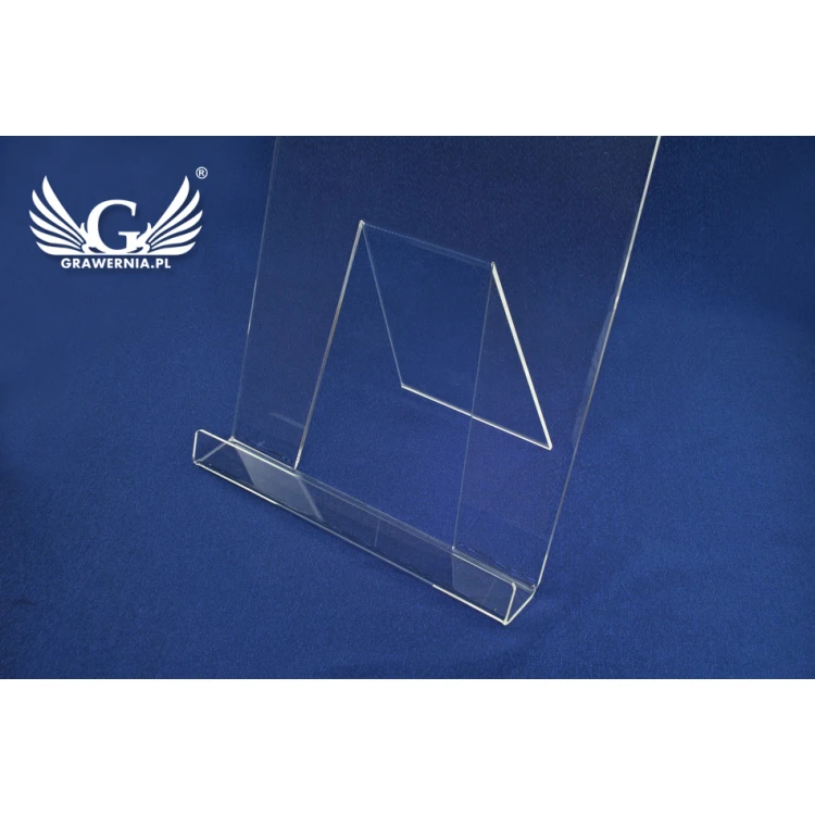 Acrylic Display Stand - A4 size - UV print logo - model K005
