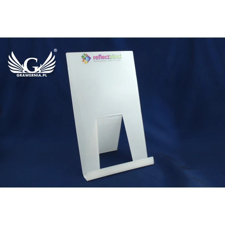 Acrylic Display Stand - A4 size - UV print logo - model K005