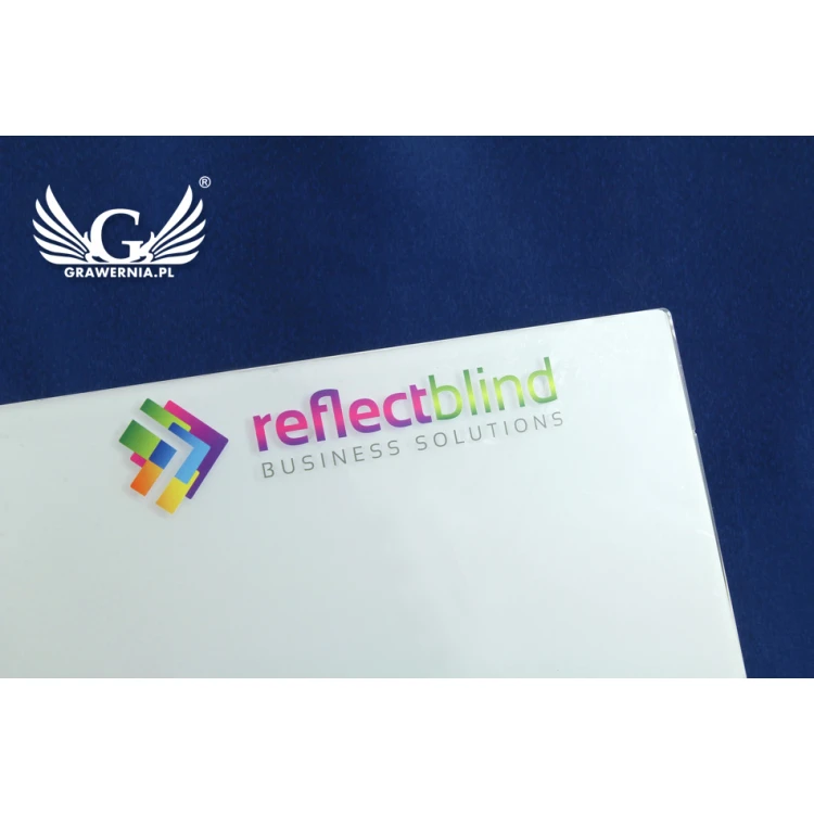 Acrylic Display Stand - A4 size - UV print logo - model K005