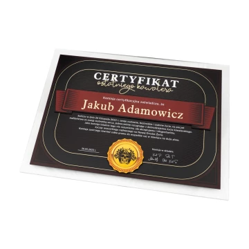 Elegant Bachelor Party Diploma - UV Print - DUV101