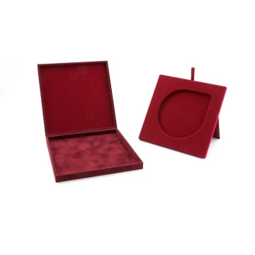 Exclusive Case for 100mm Diameter Medal - Burgundy - ET020