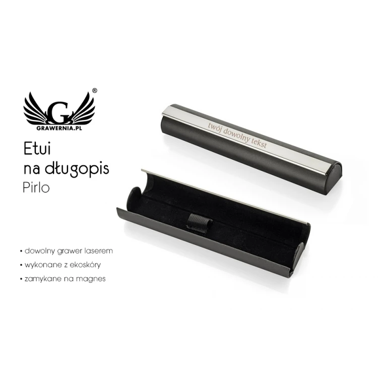 Pirlo Pen Case - Custom Laser Engraving - ET028