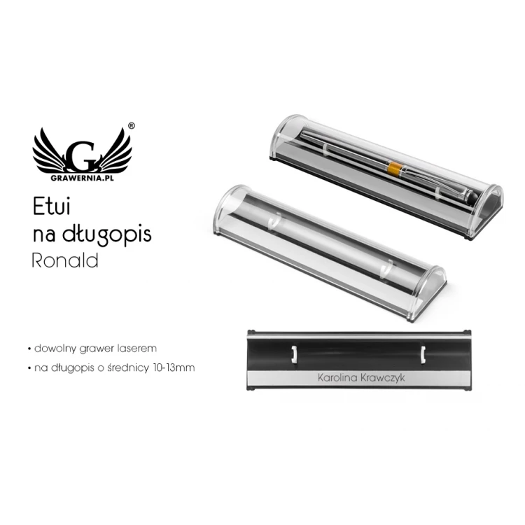 Ronald Pen Case - Custom Engraving - ET032