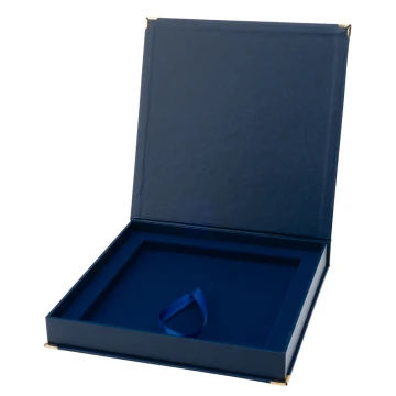 Blue Square Diploma Case 200x200mm - ET059
