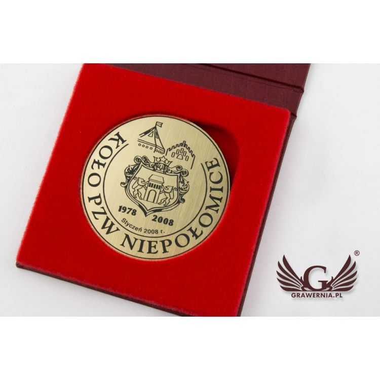 Standard Case for 70mm Diameter Medal - Red - ET021