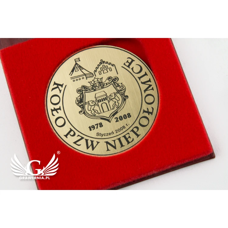Standard Case for 70mm Diameter Medal - Red - ET021