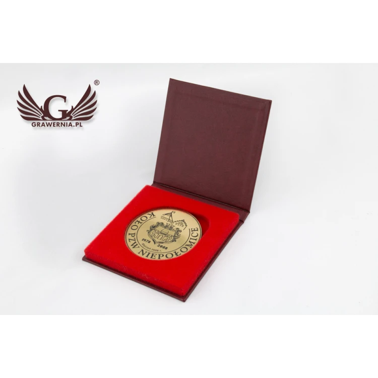 Standard Case for 70mm Diameter Medal - Red - ET021