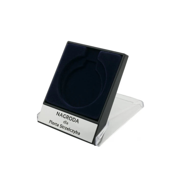Universal Case for a Medal of 40 or 50mm Diameter - Dark Navy - ET024