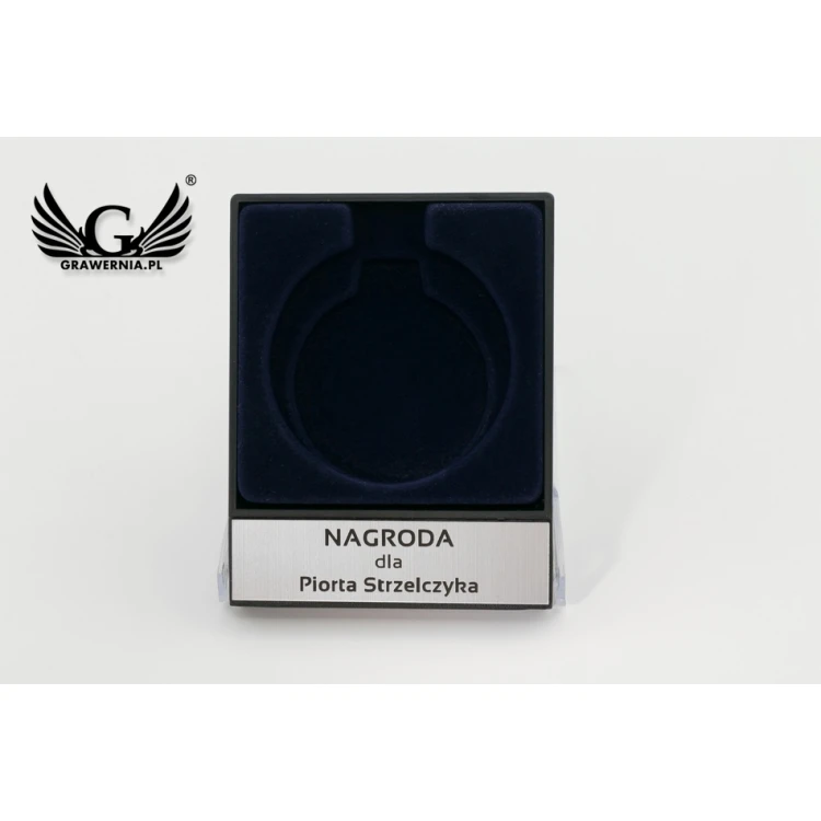 Universal Case for a Medal of 40 or 50mm Diameter - Dark Navy - ET024