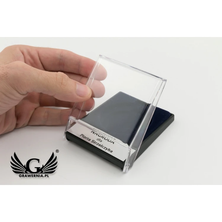 Universal Case for a Medal of 40 or 50mm Diameter - Dark Navy - ET024