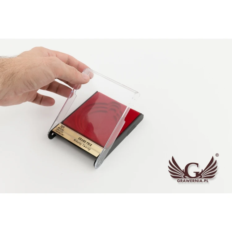 Universal Case for a Medal of 50, 60 or 70mm Diameter - Red - ET027