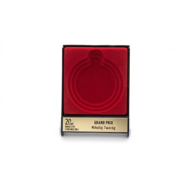 Universal Case for a Medal of 50, 60 or 70mm Diameter - Red - ET027
