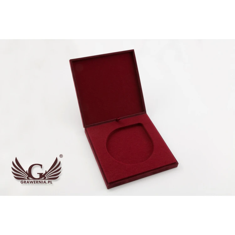 Exclusive Case for 100mm Diameter Medal - Burgundy - ET020