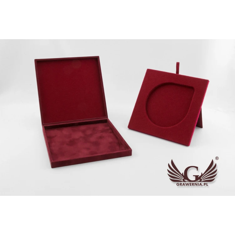 Exclusive Case for 100mm Diameter Medal - Burgundy - ET020