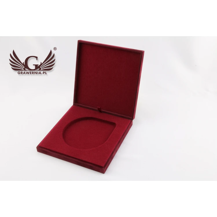 Exclusive Case for 100mm Diameter Medal - Burgundy - ET020