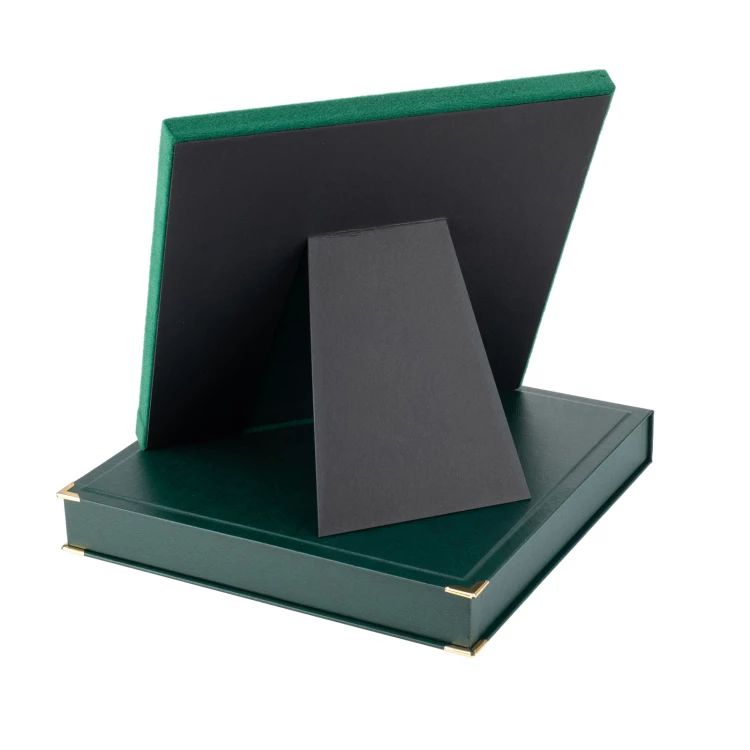 GREEN SQUARE CASE for diploma 200x200mm - ET037