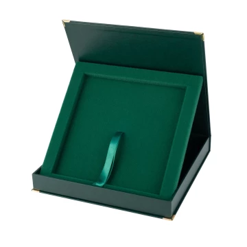 GREEN SQUARE CASE for diploma 200x200mm - ET037