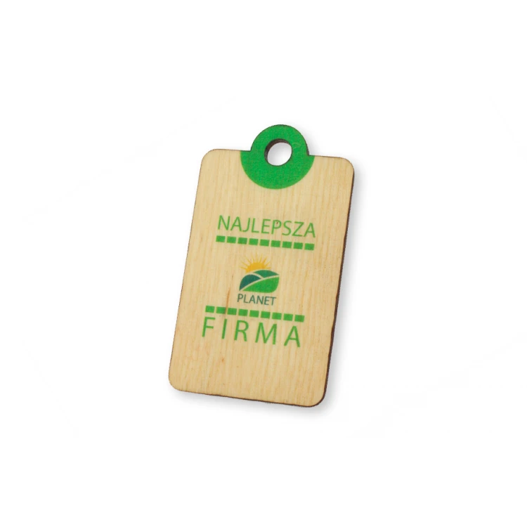 Wooden Labels, Price Tags - Dimensions: 34x60mm - UV Print - EDR009