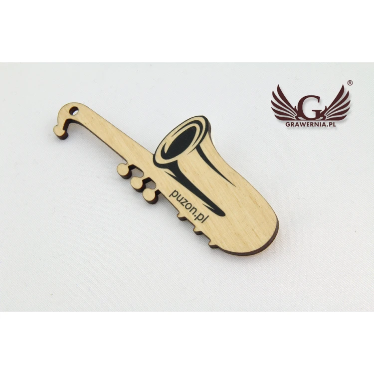 Wooden Labels, Business Cards for Music Store - UV Print - EDR008
