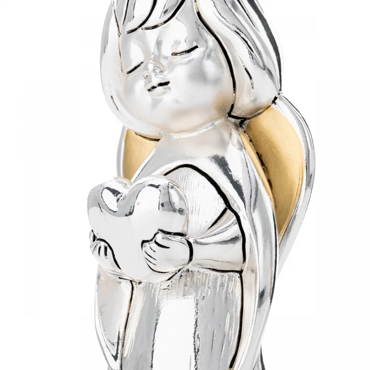 Angel Figurine Holding a Heart - First Holy Communion Souvenir - Height 10cm - R17888