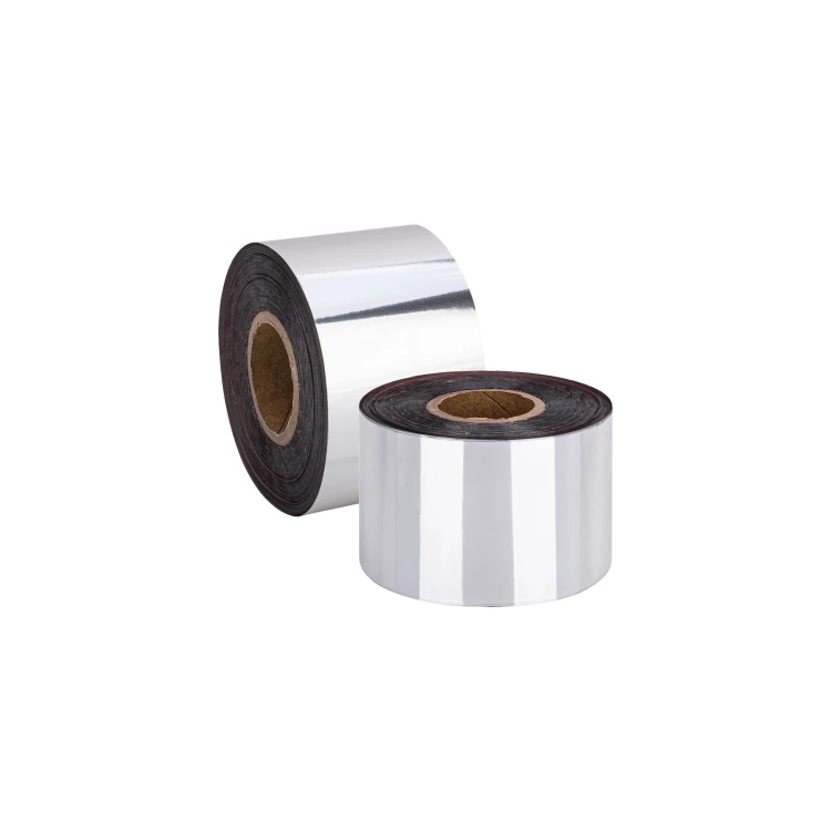 Hot stamping foil 4 cm - silver - length 120m - BP205