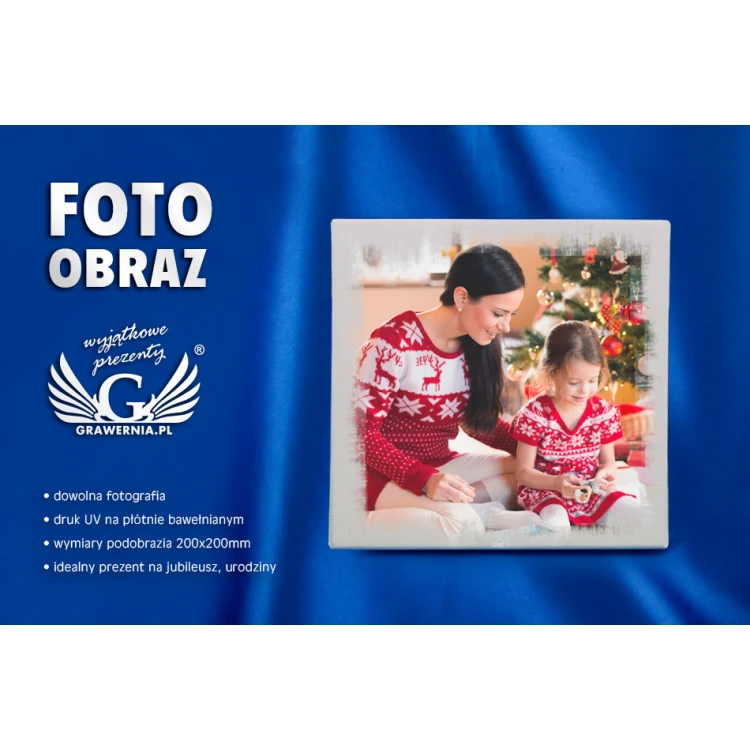 Photo picture on canvas - size 200x200mm - UV digital print - OBR002