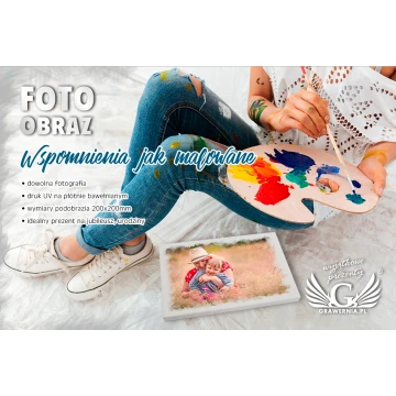 Photo picture on canvas - size 300x200mm - UV digital print - PIC004