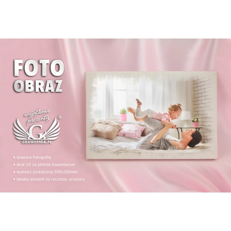 Photo picture on canvas - size 300x200mm - UV digital print - PIC004