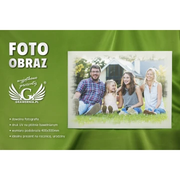 Photo picture on canvas - size 400x300mm - UV digital print - PIC003