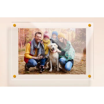 Acrylic Glass (Plexi) Photo - Photoposter with Text - Size: 700x500mm - DEK024