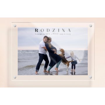 Acrylic Glass (Plexi) Photo - Photoposter with Text - Size: 700x500mm - DEK022