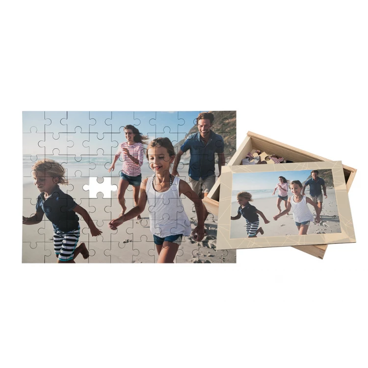 Wooden Photo Puzzle - a puzzle with your photo - UV digital print - size 417x293mm - PZD003